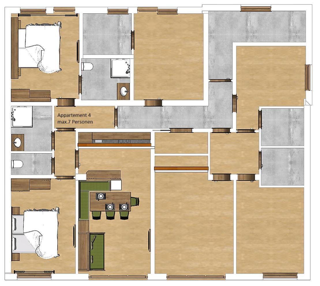Appartements Alpin Saalbach-Hinterglemm Oda fotoğraf